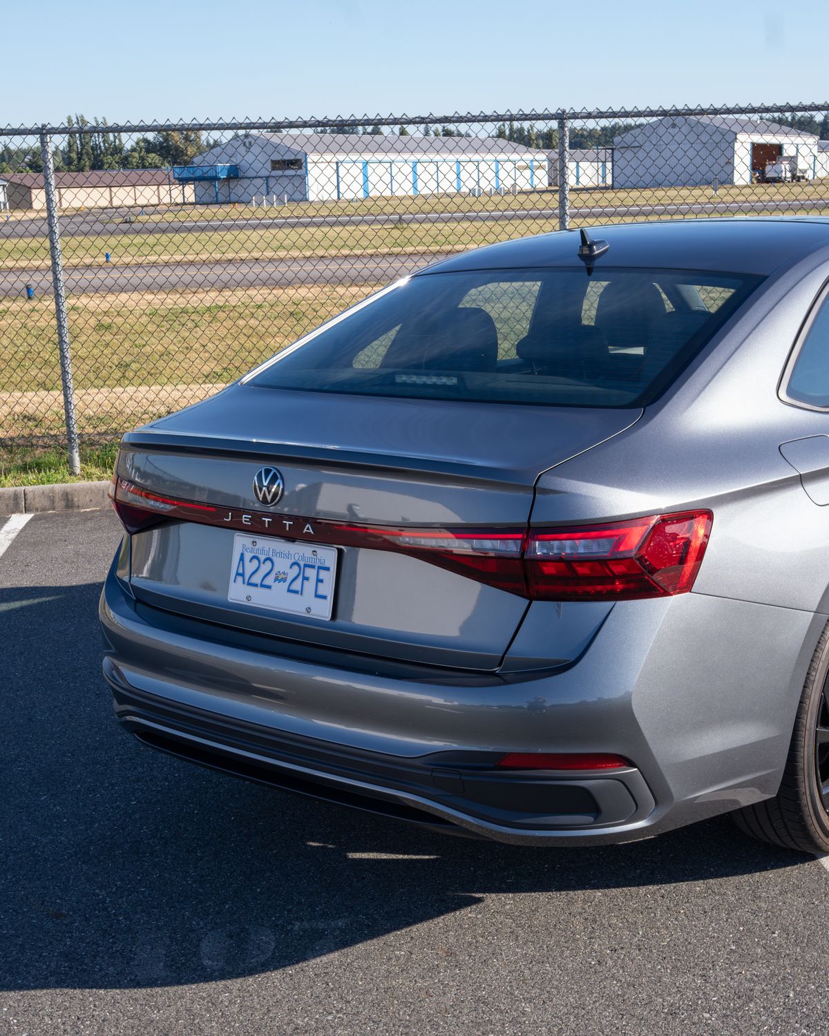 The Jetta's tail lights