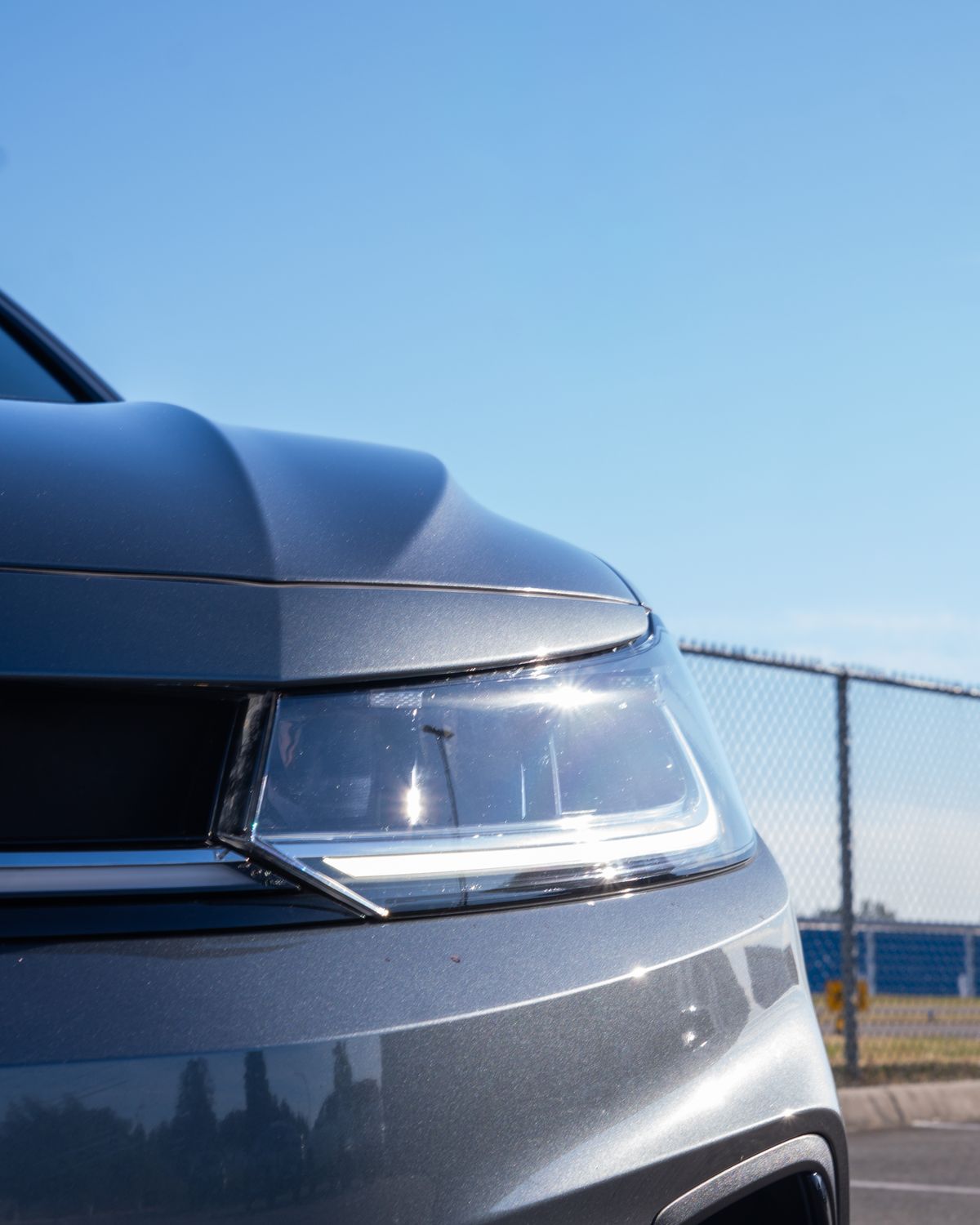 The Jetta's LED headlight
