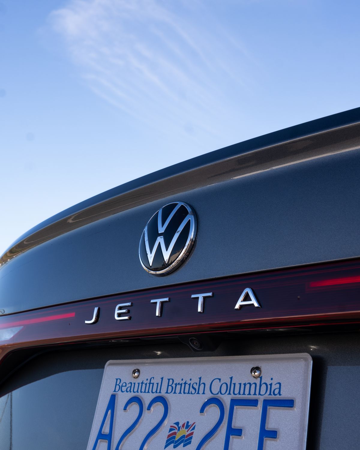 The Jetta name across the boot lid